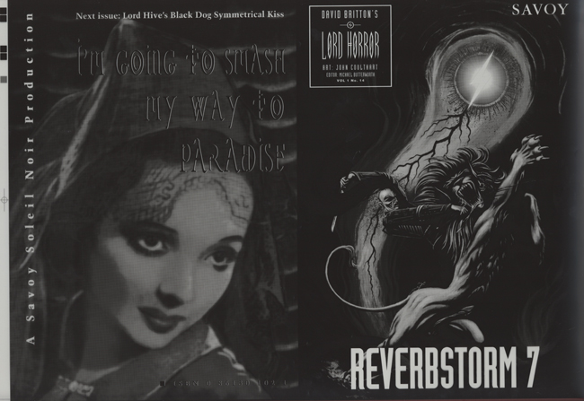 2000<b><I>   Lord Horror </I> No. 14 — <I>Reverbstorm 7</I></b> (monochrome cover [film] transparency)